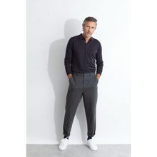 Load image into Gallery viewer, Model wearing John Smedley - Cotswold L/S Shirt in Hepburn Smoke.
