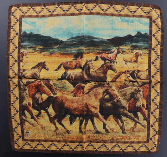 Ruth Graves Designs - Wild Horses Neck Scarf