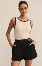 Load image into Gallery viewer, Model wearing ZSupply Social Tank in Crystal.
