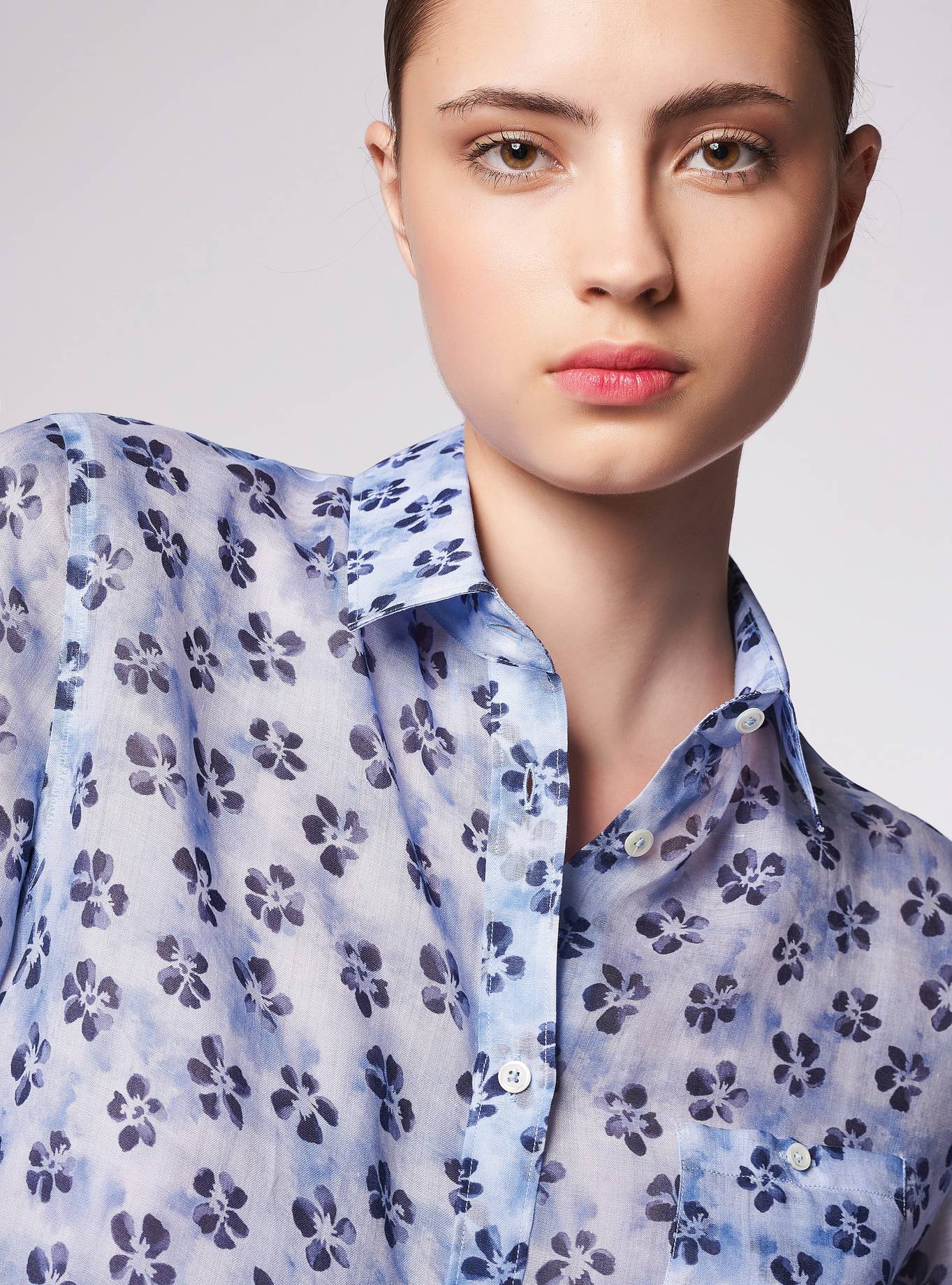 CamicettaSnob - Blue Multi Flower