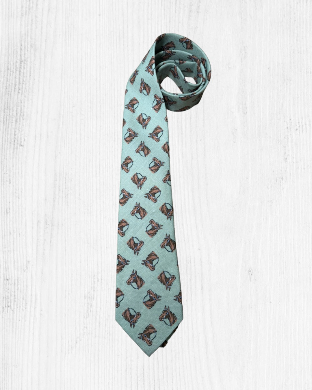 Polo Ralph Lauren - Green Horse Tie