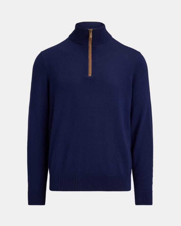 RLX- Wool Quarter-Zip Sweater