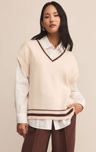 Load image into Gallery viewer, Model wearing ZSupply Fletcher Sweater Vest in Crystal.
