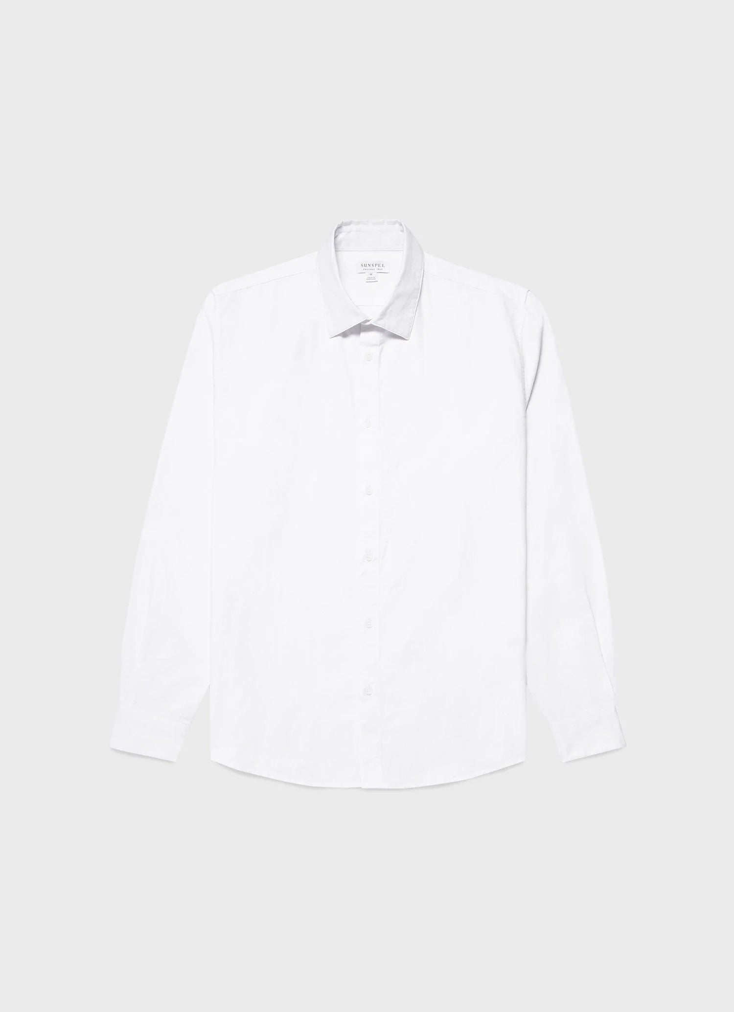 Sunspel - Oxford Shirt in White.