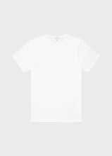 Load image into Gallery viewer, Sunspel - Classic Crew Neck T-shirt in white.
