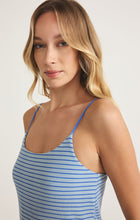 Load image into Gallery viewer, Model wearing ZSupply Sunday Rib Dress in Salt Water.
