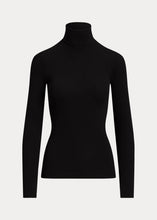 Load image into Gallery viewer, Polo Ralph Lauren - Stretch Ribbed Turtleneck in Black.
