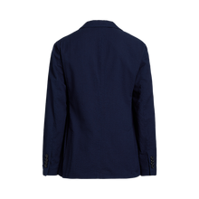 Load image into Gallery viewer, POLO Ralph Lauren - Indigo Seersucker 2-Button-Notch Single Breasted Sportcoat - back
