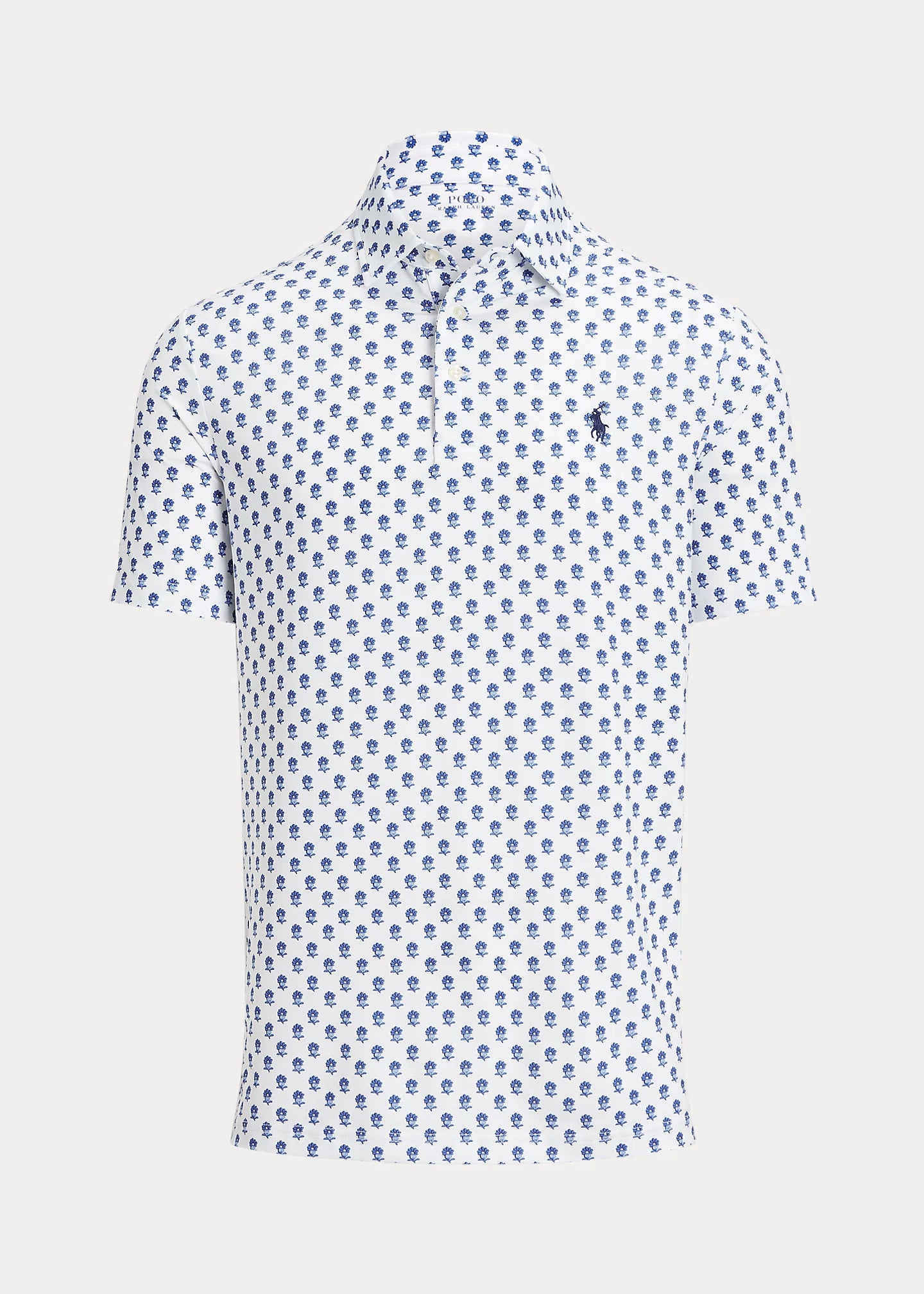 POLO Ralph Lauren - Classic Fit Performance Polo Shirt in Preppy Woodblock.