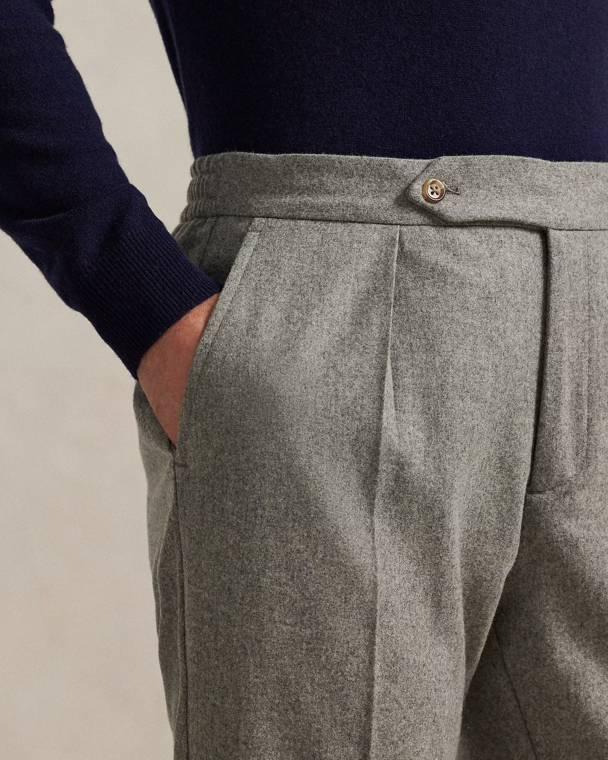 Polo Ralph Lauren - Pleated Wool Flannel Trouser
