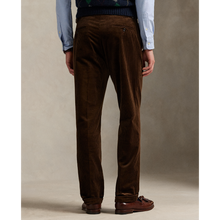 Load image into Gallery viewer, Model wearing POLO Ralph Lauren - 8 Wale Corduroy Chester Trouser in Chestnut - back.
