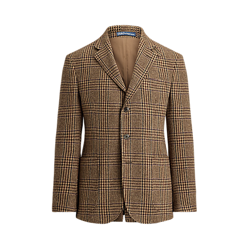 POLO Ralph Lauren - Single Breasted Large Glenplaid Polo Yale Sportcoat in Tan/Multi.