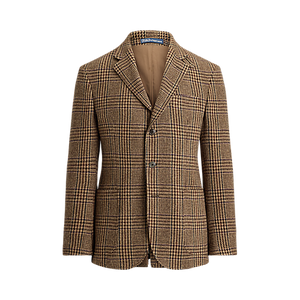 POLO Ralph Lauren - Single Breasted Large Glenplaid Polo Yale Sportcoat in Tan/Multi.