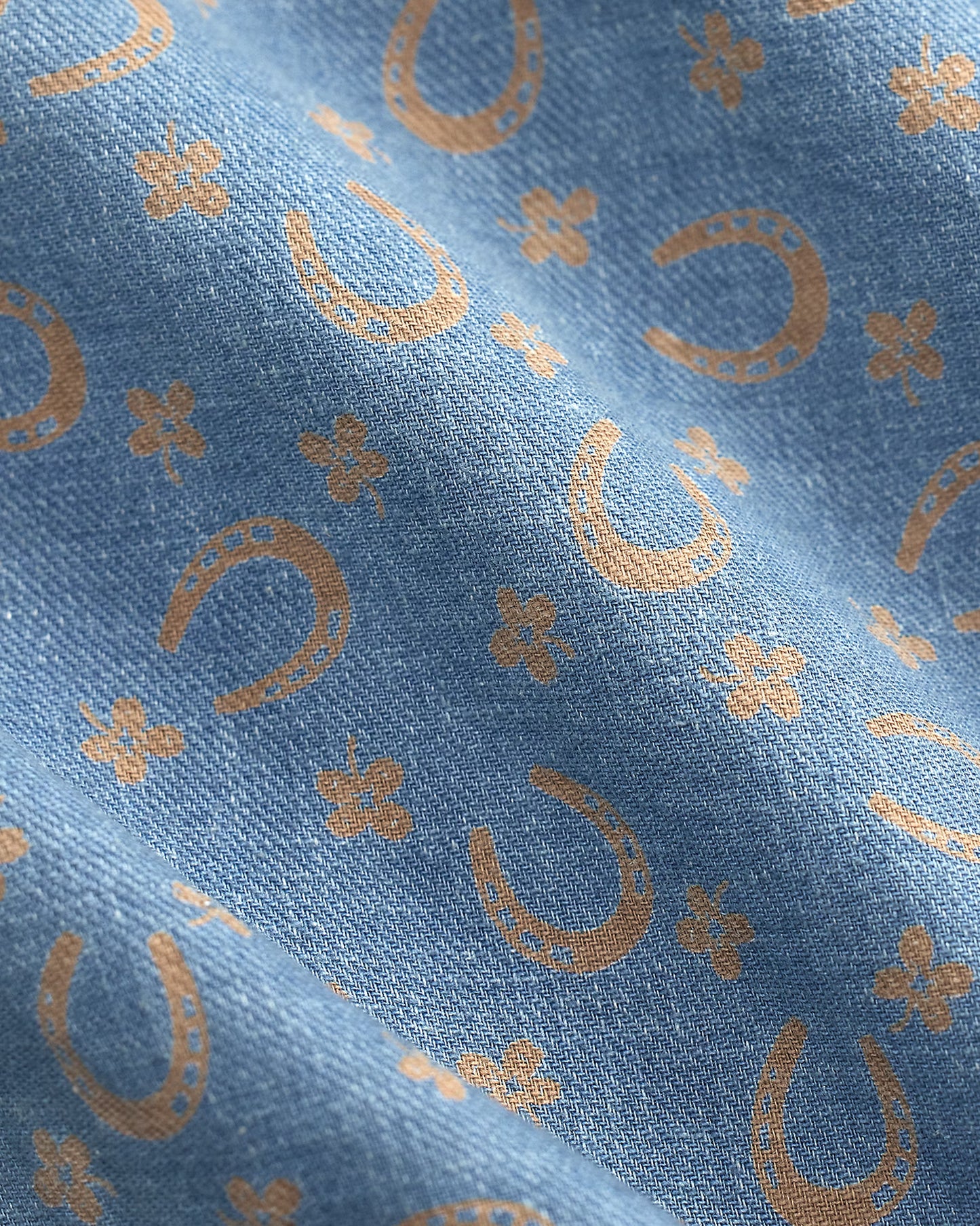 RRL - Horseshoe Print Denim Shirt Jacket