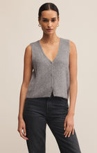 Load image into Gallery viewer, Model wearing ZSupply Bryce Sweater Vest in Medium Heather Grey.

