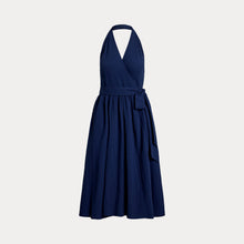 Load image into Gallery viewer, Polo Ralph Lauren - Halter Sleeveless A-Line Dress in Newport Navy.
