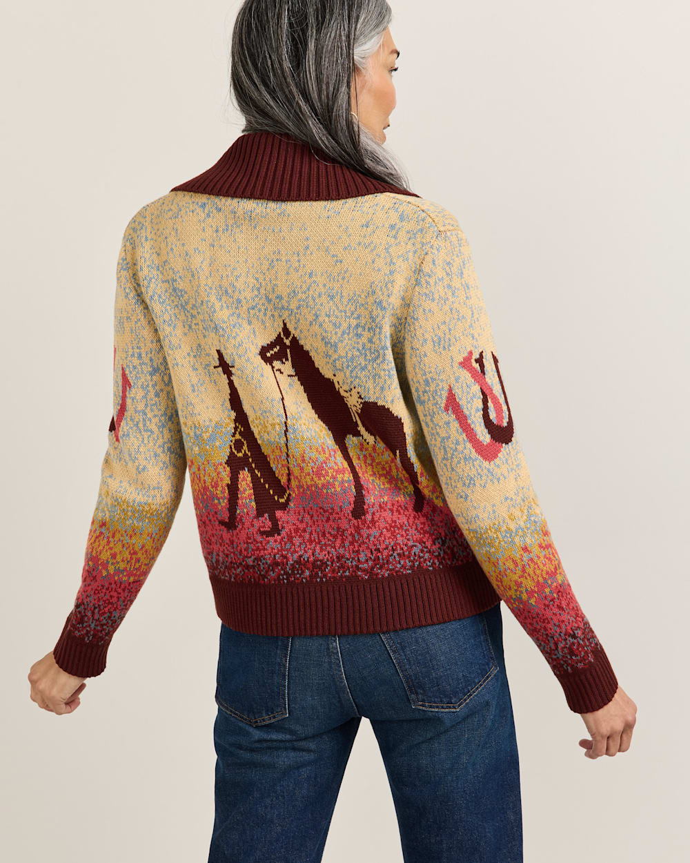 Pendleton - Western Scenic Cotton Cardigan