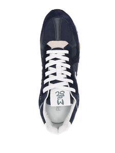 Premiata Men's Mase Lace Up Sneaker VAR 5684 in Navy.
