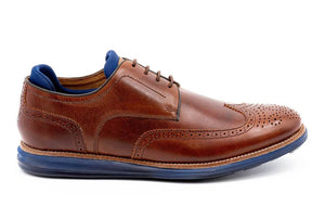 Martin Dingman Countryaire Wingtip in Cigar.