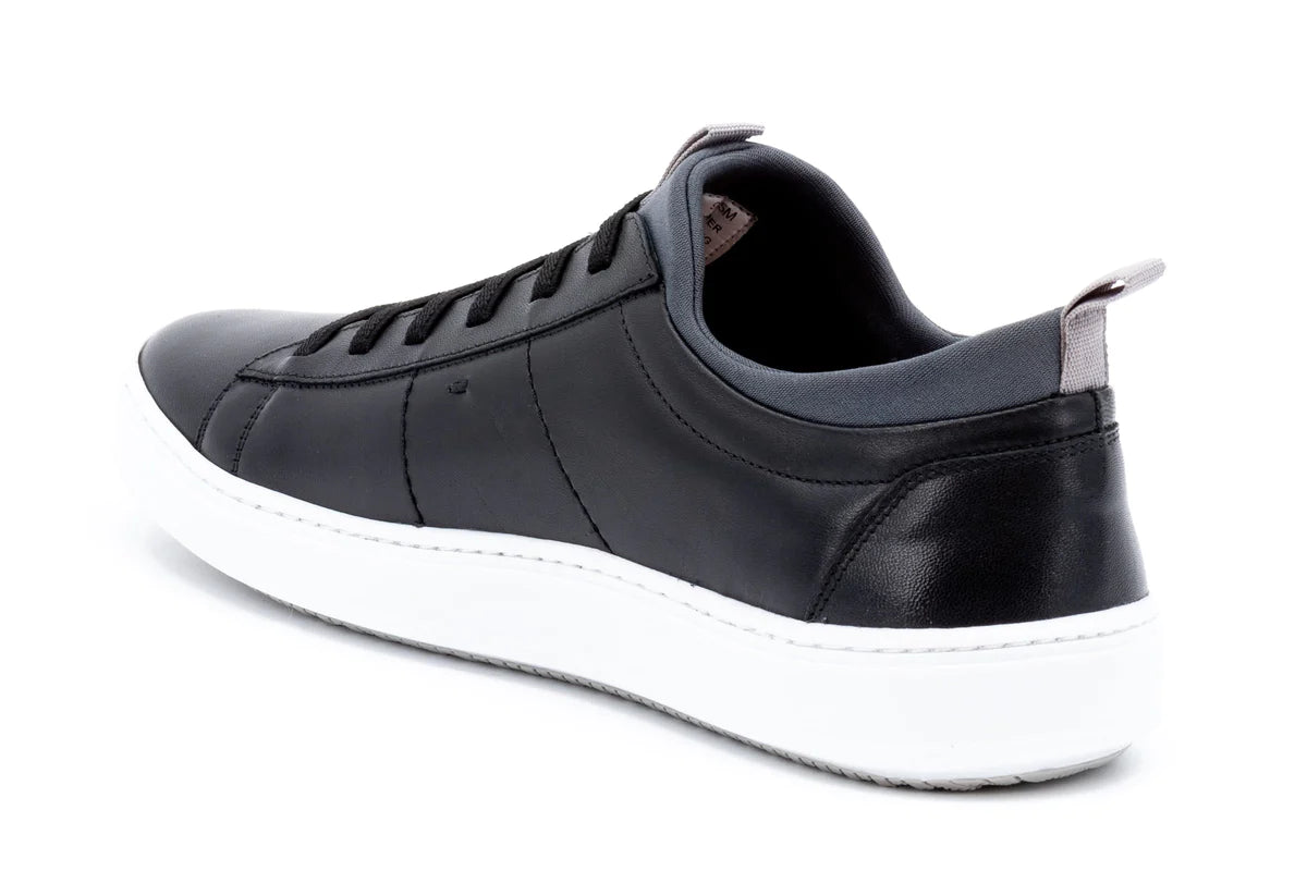 Martin Dingman - Cameron Hand-Finished Sheep Skin Sneaker - Black