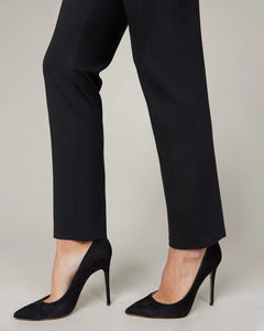 Model wearing Spanx - The Perfect Pant, Slim Straight in Classic Black 20254R.