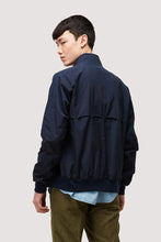 Load image into Gallery viewer, Model wearing Baracuta - G9 Harrington Jacket in Navy - back..
