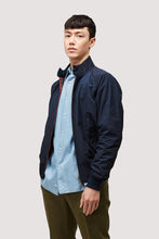 Load image into Gallery viewer, Model wearing Baracuta - G9 Harrington Jacket in Navy.
