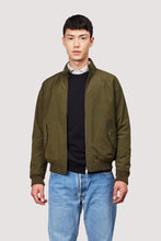Load image into Gallery viewer, Model wearing Baracuta - G9 Harrington Jacket in Beech.
