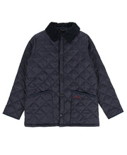 Load image into Gallery viewer, Barbour Liddesdale Quilt in Navy.
