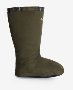 Barbour Wellington Boot Dog Toy in Green.