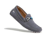 Load image into Gallery viewer, Riomar Deck Driver Slip on Loafer Stingray Grey Side.
