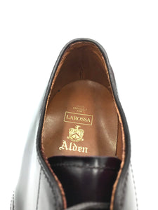 LaRossa Shoe and Alden Shell Cordovan split toed special make up shoe in color 8.