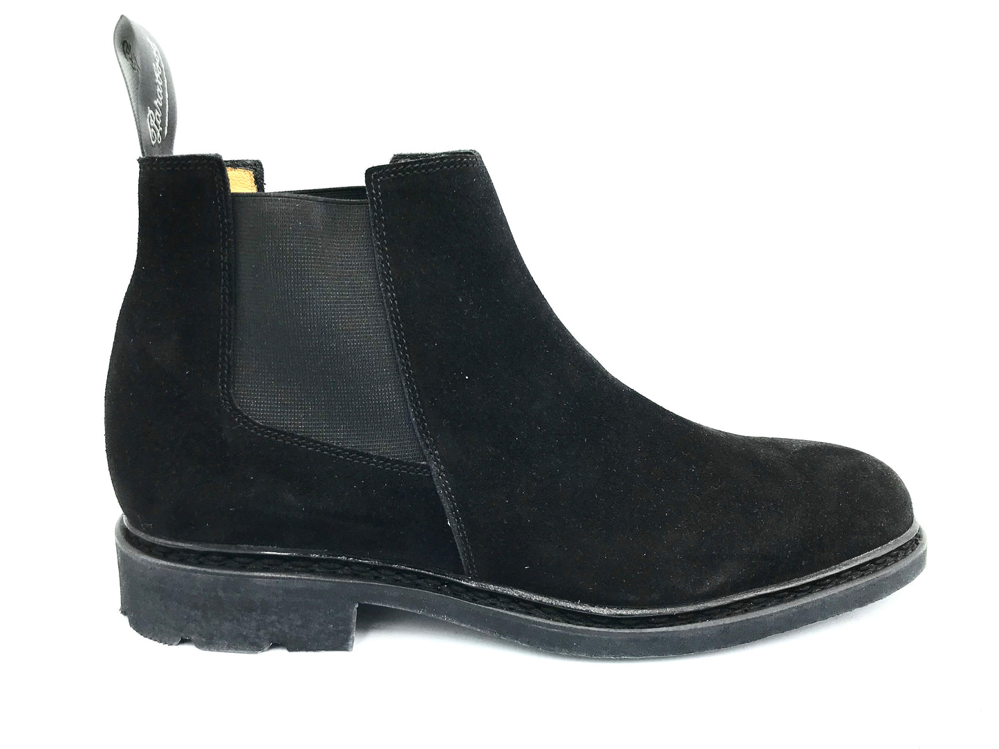 Paraboot Chamfort boot in Velours Noir.
