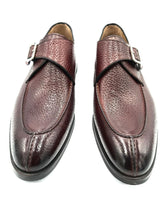 Load image into Gallery viewer, Di Bianco shoes SC542 monk strap in pecarry rust.
