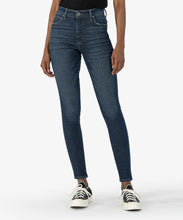 Load image into Gallery viewer, Model wearing Kut From The Kloth - Mia Mid Rise Toothpick Skinny KP008MH9 in Smart Wash
