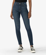 Load image into Gallery viewer, Model wearing Kut From The Kloth - Mia Mid Rise Toothpick Skinny KP008MH9 in Smart Wash

