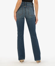 Load image into Gallery viewer, Model wearing Kut From The Kloth - Natalie High Rise Fab Ab Bootcut KP1235MB8 in Allied Wash.
