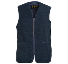 Load image into Gallery viewer, Barbour Berber Liner in Navy.
