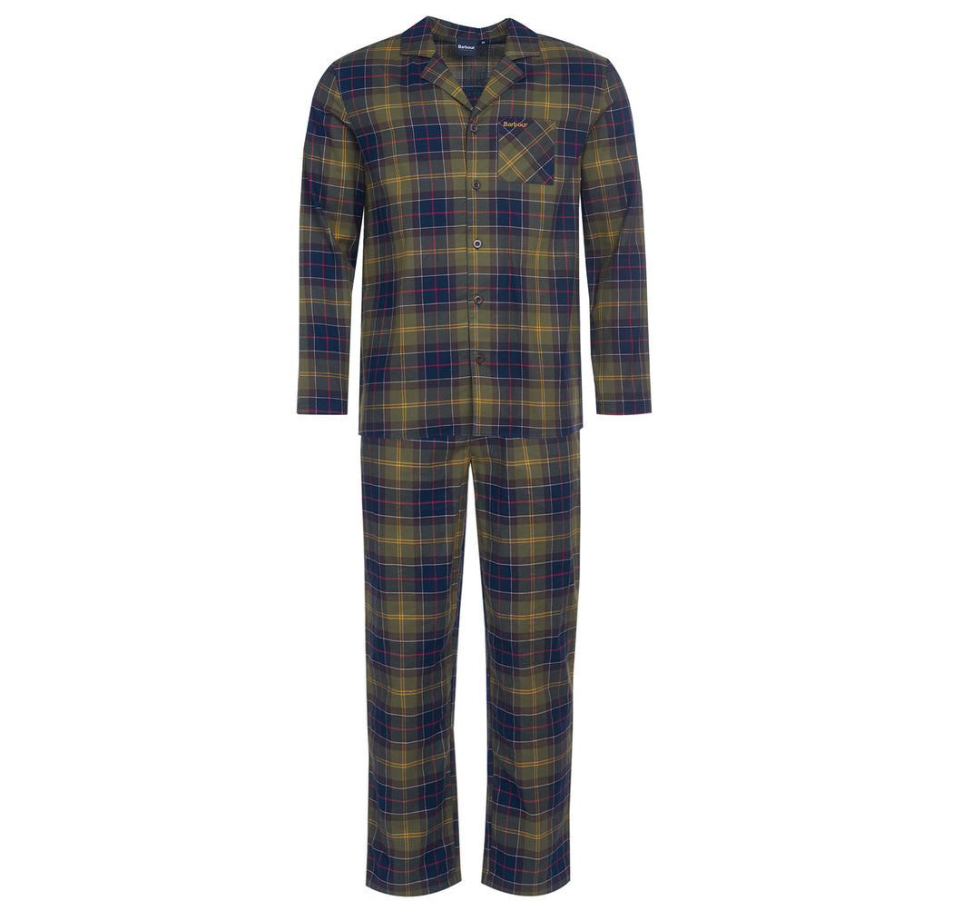 Barbour Laight PJ Set in Classic Tartan.