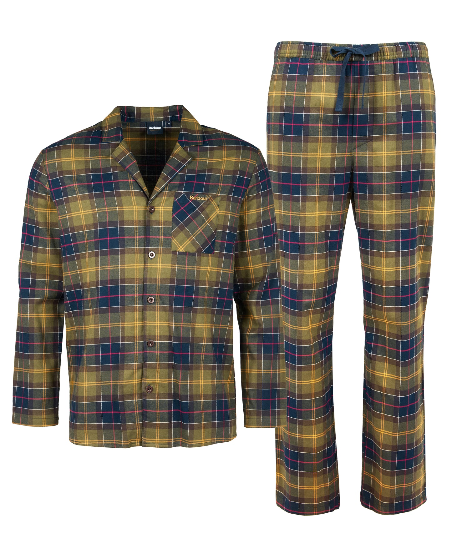Barbour Laight PJ Set in Classic Tartan.