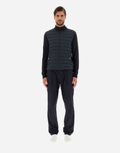 Load image into Gallery viewer, Model wearing Herno Men&#39;s Cardigan in Dark Navy.
