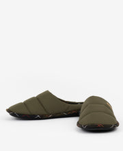 Load image into Gallery viewer, Barbour Scott Slipper in Olive.
