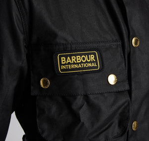 Barbour International Original Jacket in black.