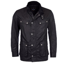 Load image into Gallery viewer, Barbour Intl Duke Wax Jacket in Black.
