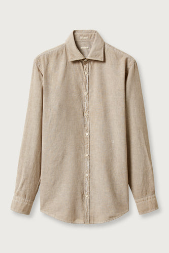 Massimo Alba - Genova L/S Button Down Shirt in Sabbia.