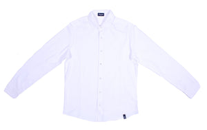 Drumohr - L/S Button Front Shirt White