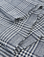 Load image into Gallery viewer, Begg &amp; Co - Wash Vaudie Alex Wool Cashmere Scarf in Navy.
