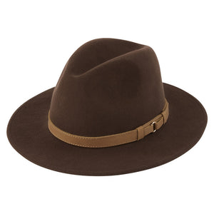 Schoffell Willow Fedora Chocolate.