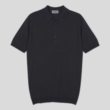 Load image into Gallery viewer, John Smedley - Adrian S/S Polo Shirt in Granite.
