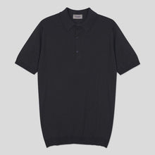 Load image into Gallery viewer, John Smedley - Adrian S/S Polo Shirt in Granite.

